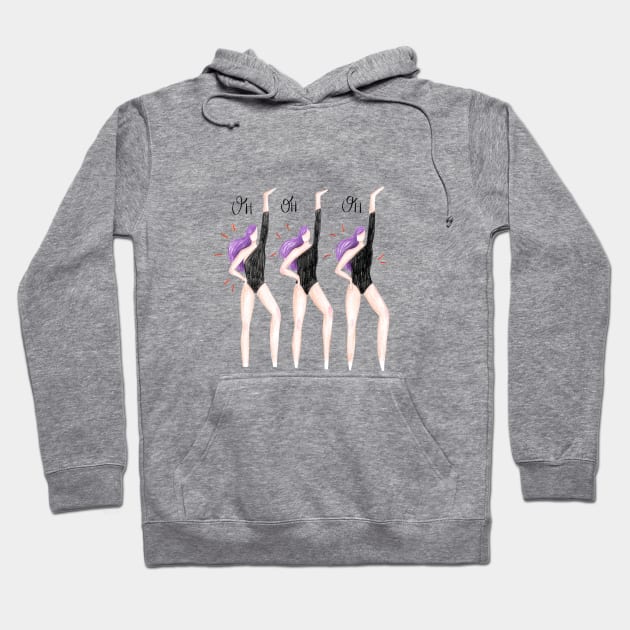 Single ladies Hoodie by Jess Illustrates